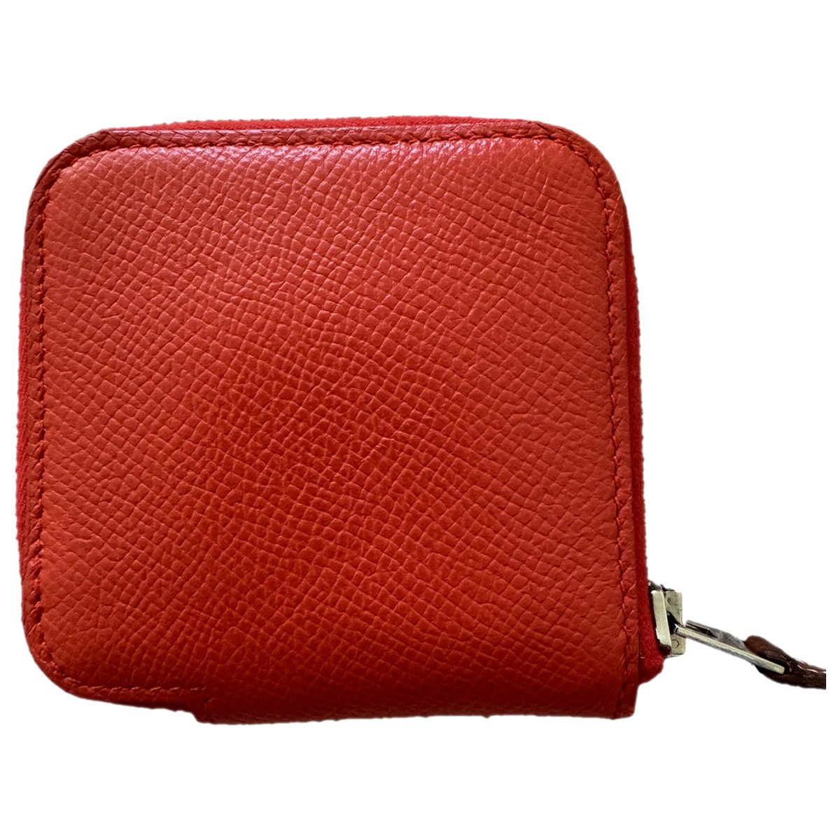 Silk'in leather wallet