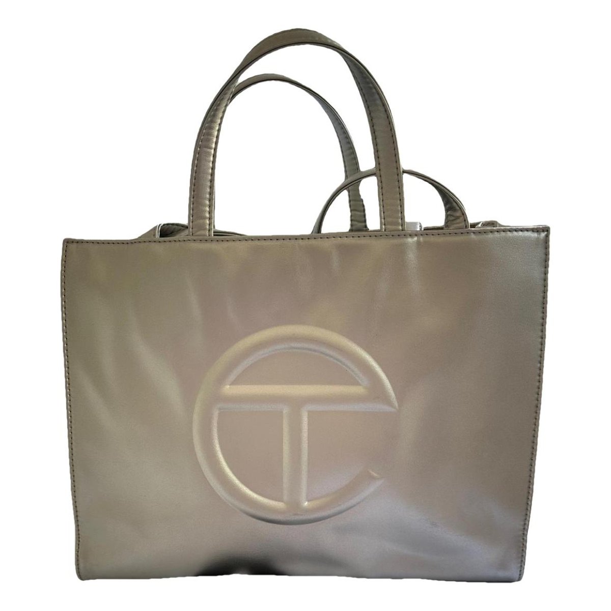Large Shopping Bag vegan leather tote