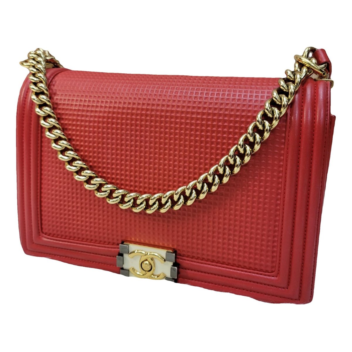 Boy leather crossbody bag