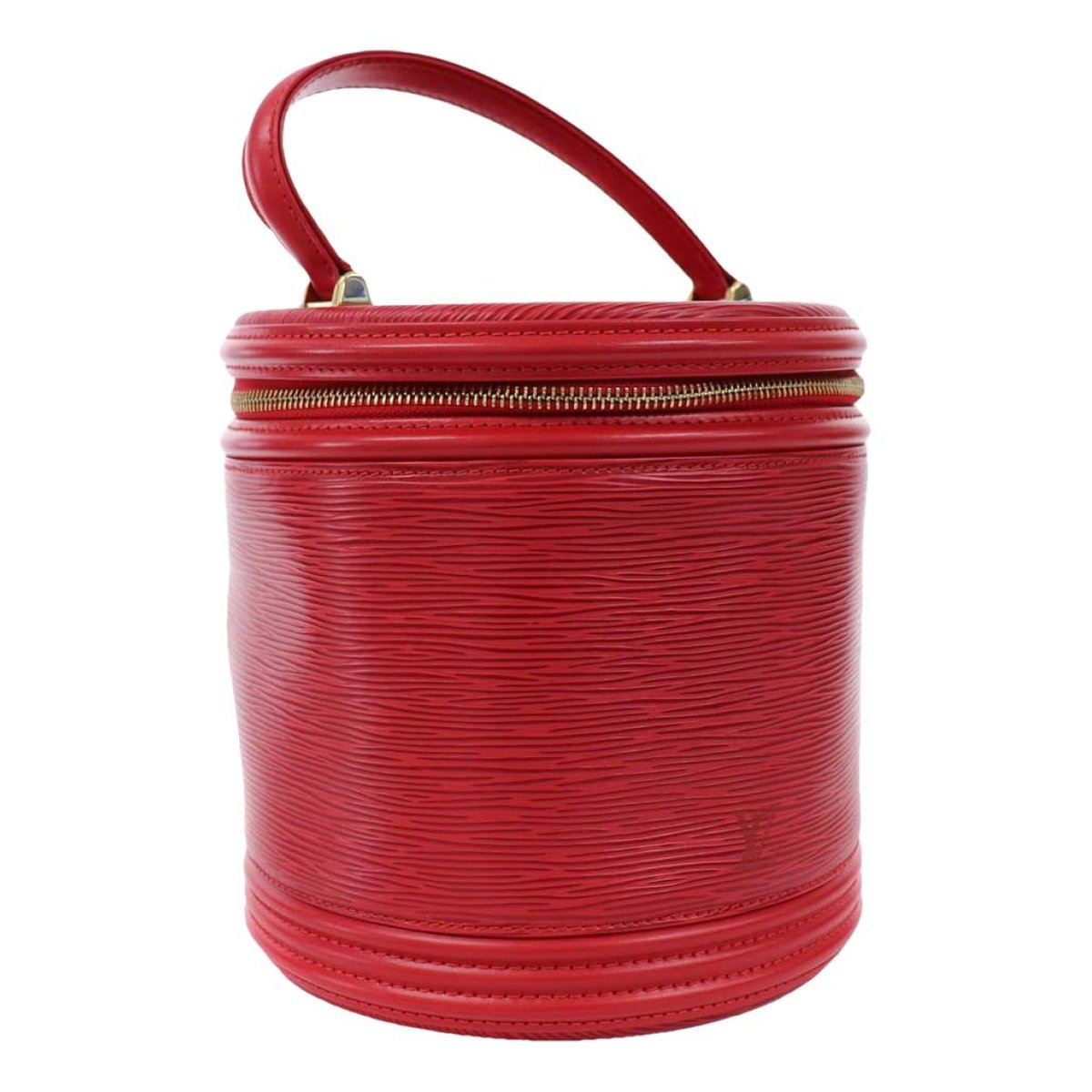 Vanity leather handbag