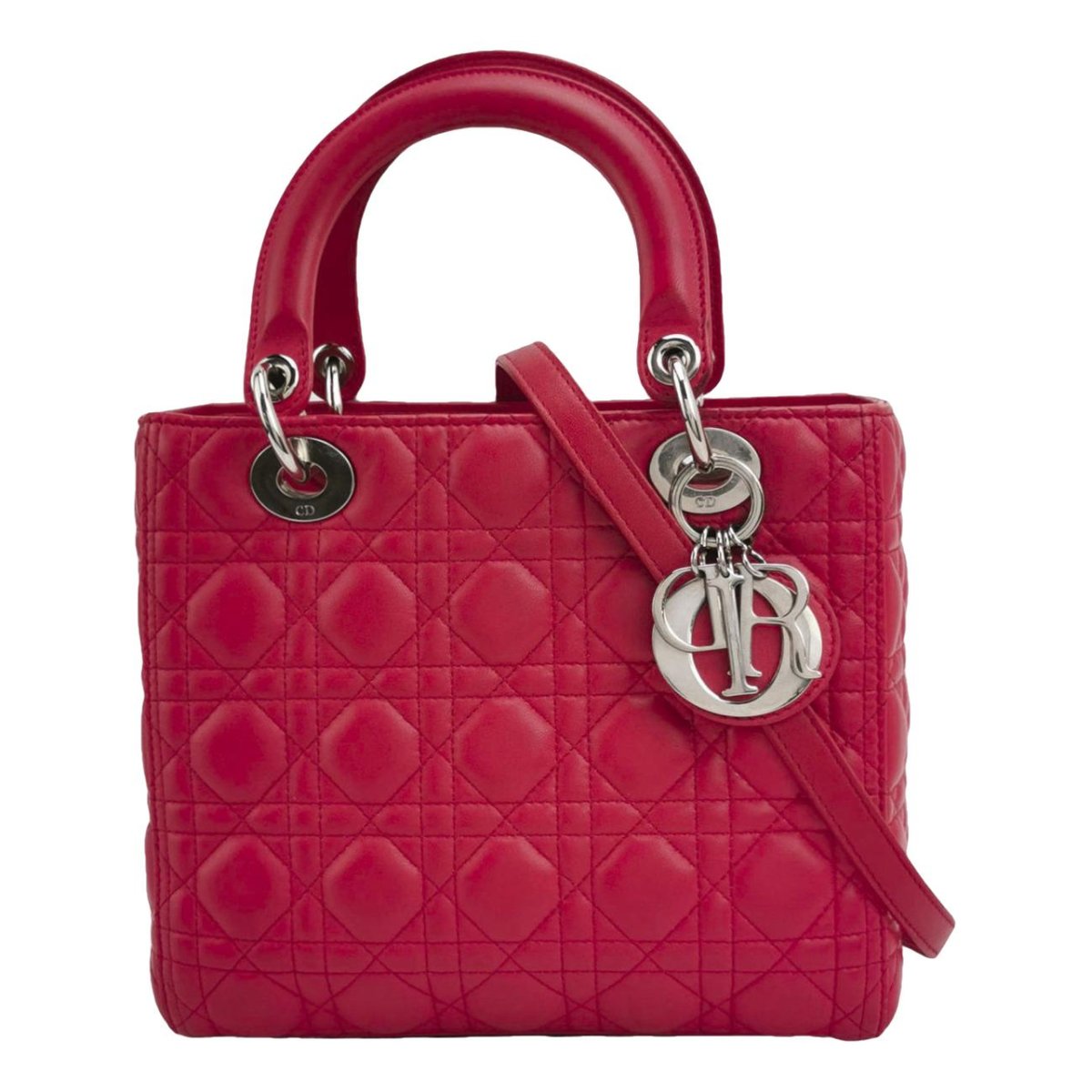Lady Dior leather handbag