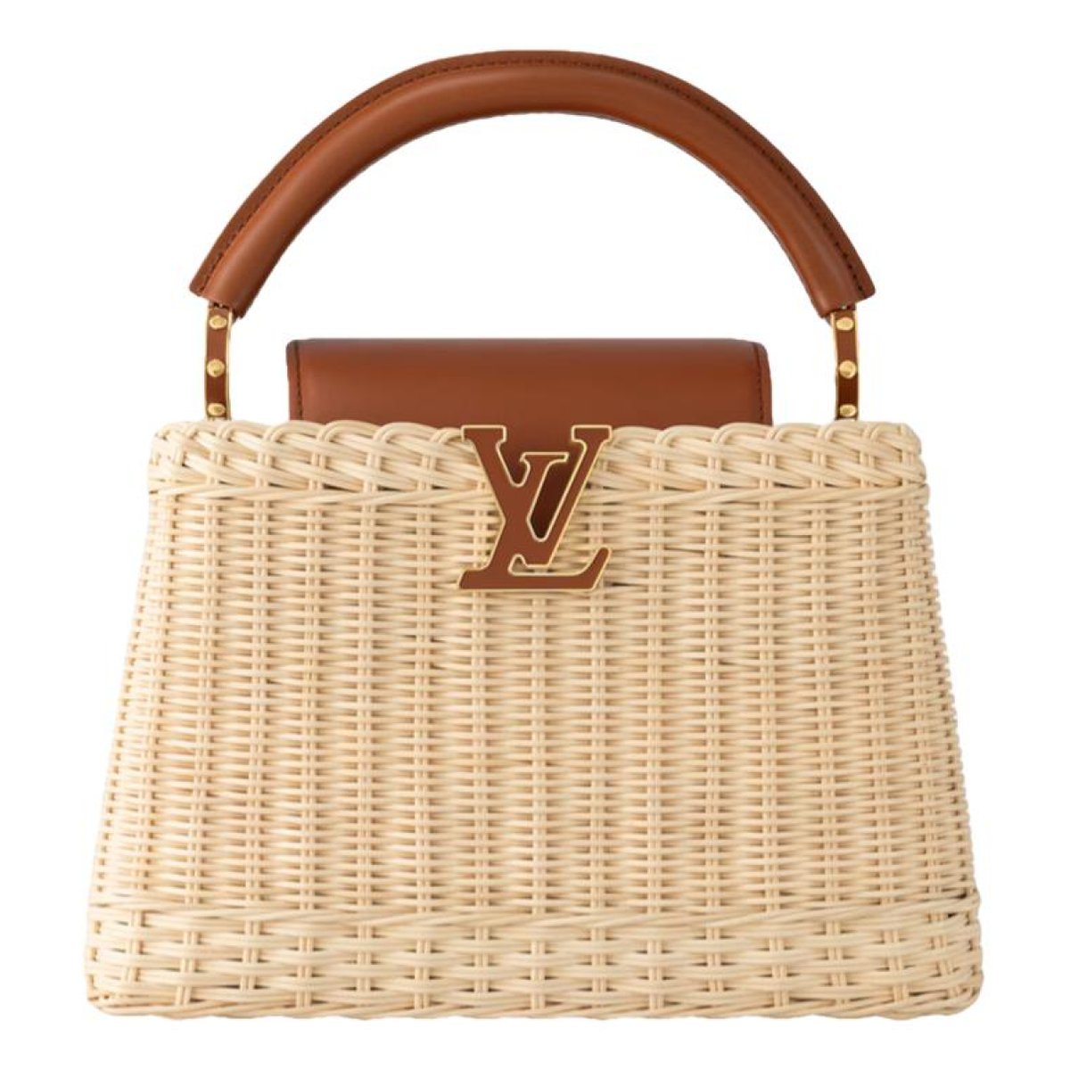 Capucines leather handbag