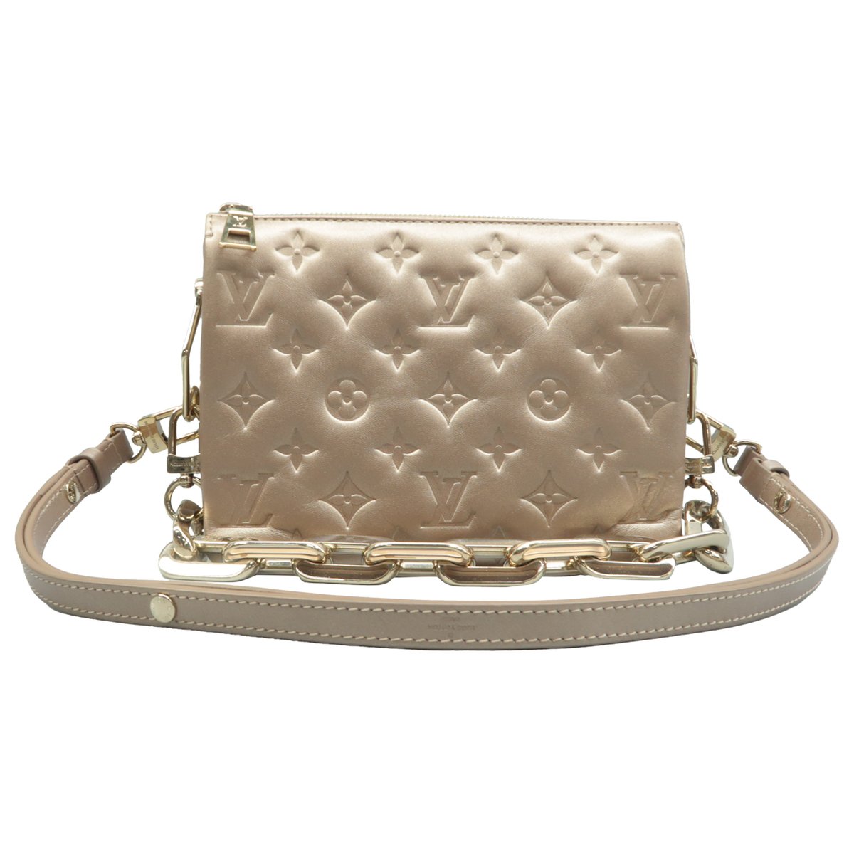 Coussin leather handbag