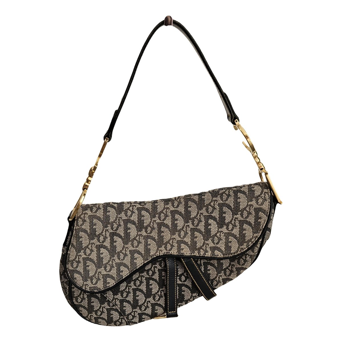 Saddle Vintage cloth handbag