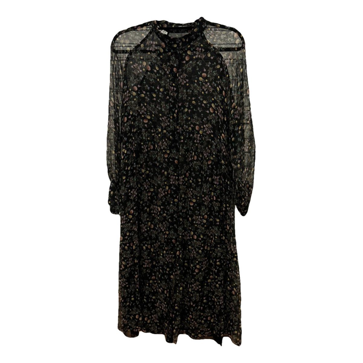 Galia silk mid-length dress
