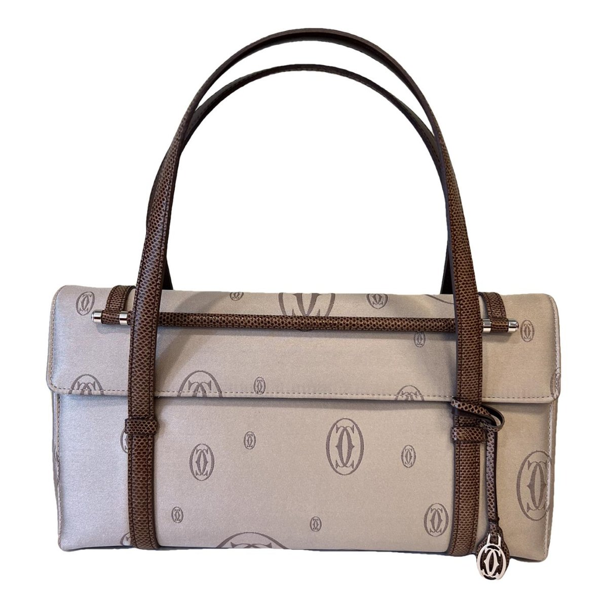 Cabochon cloth handbag