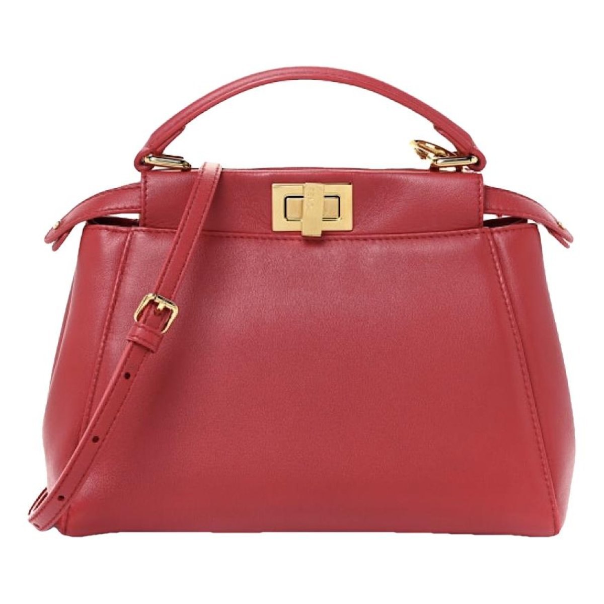 Peekaboo leather handbag