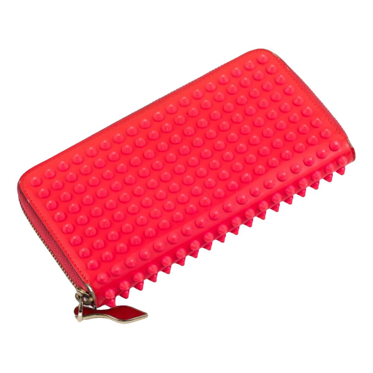 Loubiposh leather clutch bag