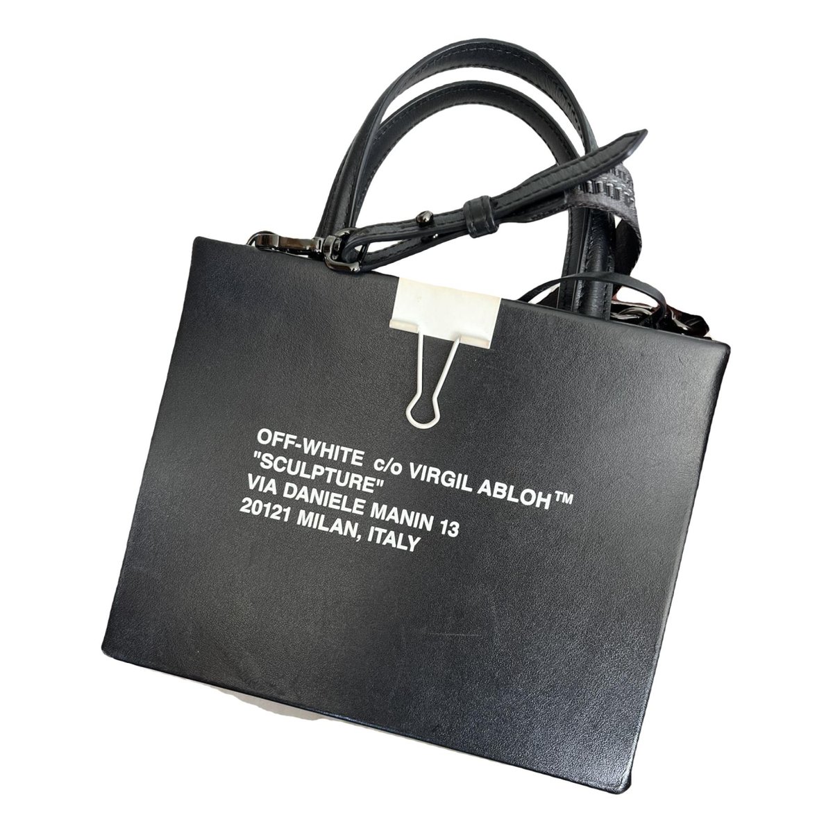 Sculpture leather handbag