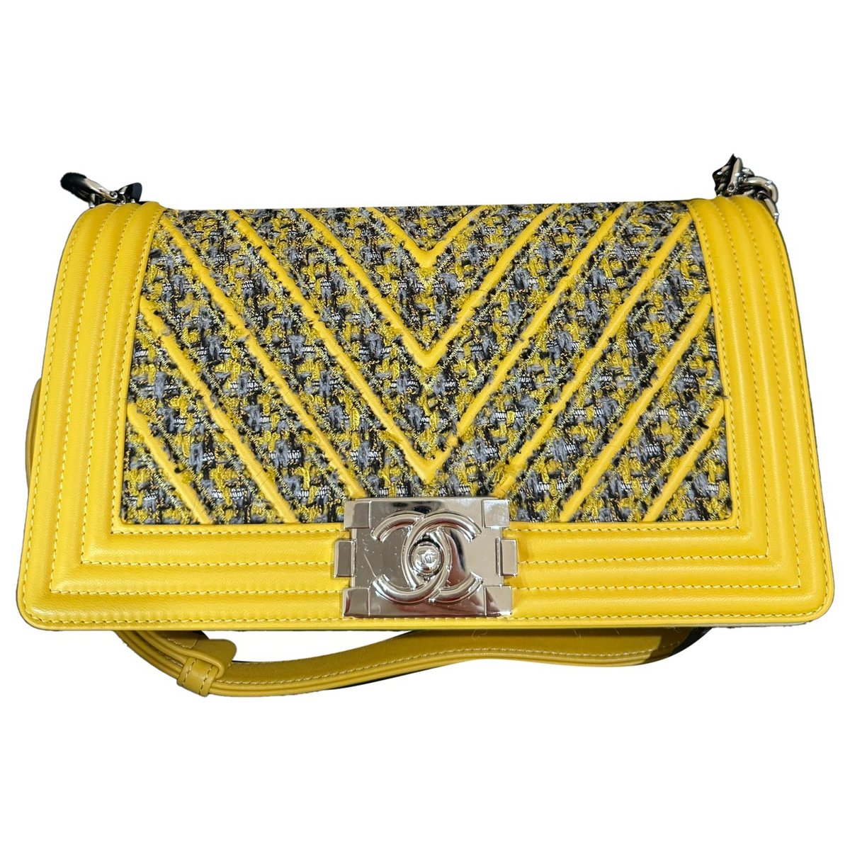 Boy tweed crossbody bag