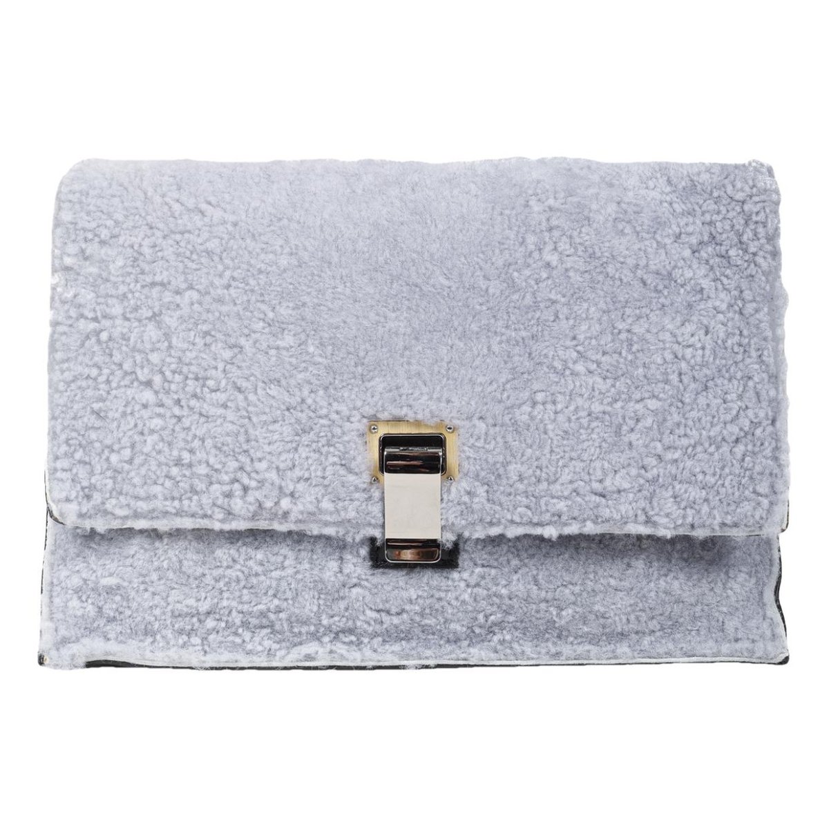 Lunch leather clutch bag