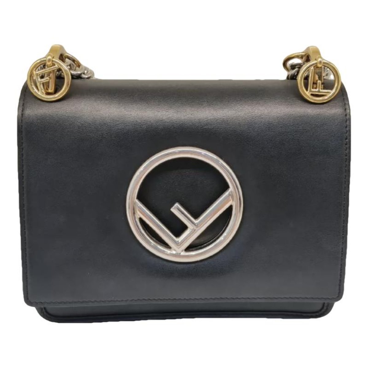 Kan I Logo leather handbag