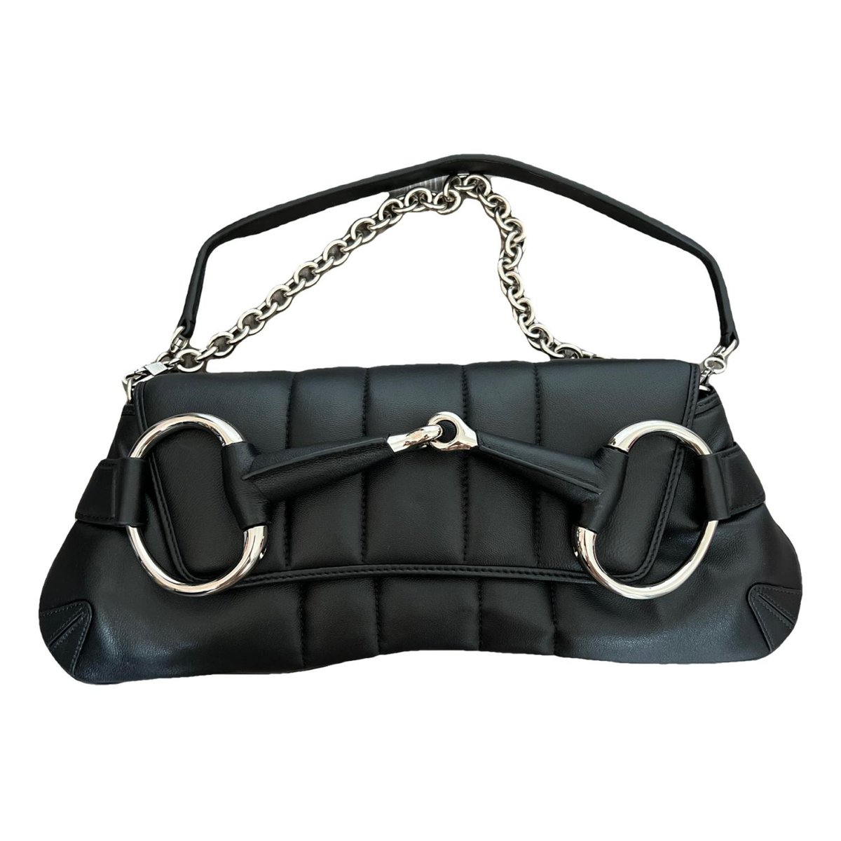 Horsebit Chain leather handbag