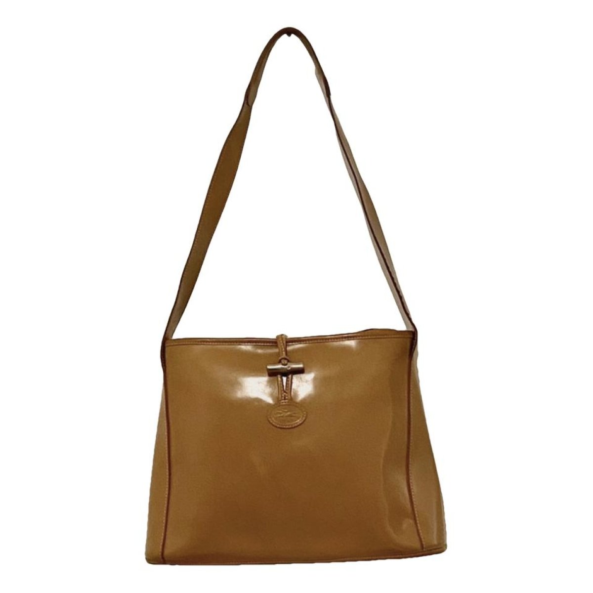 Mademoiselle patent leather handbag