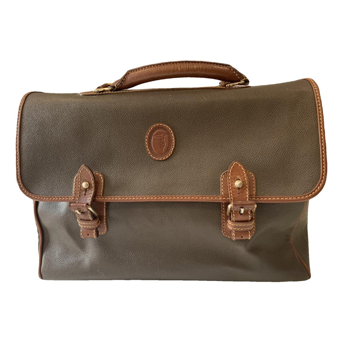 Vegan leather satchel
