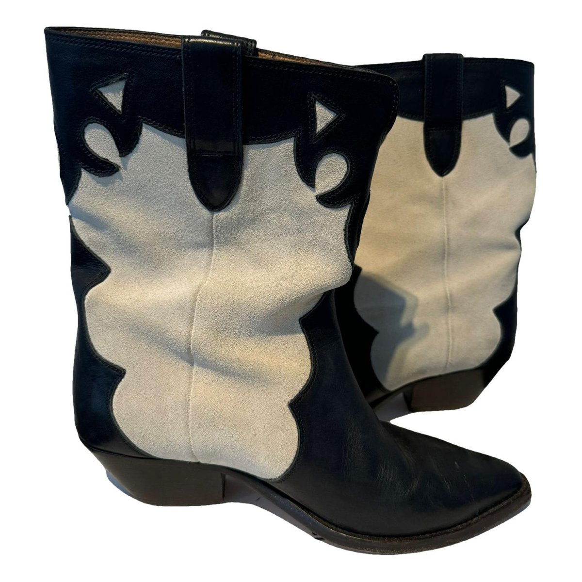 Duoni leather western boots