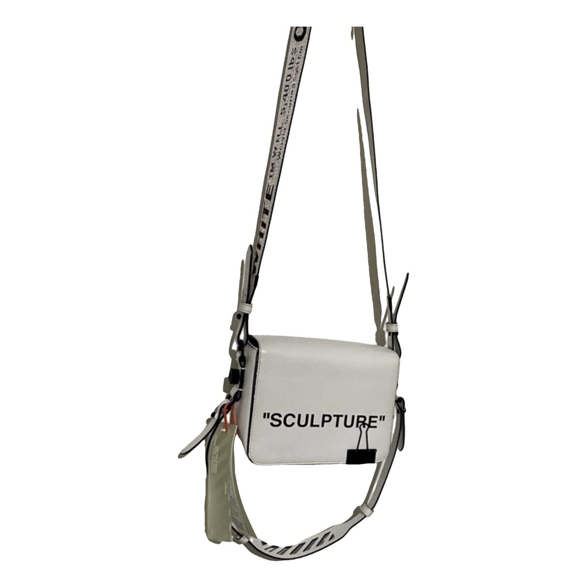 Sculpture leather crossbody bag