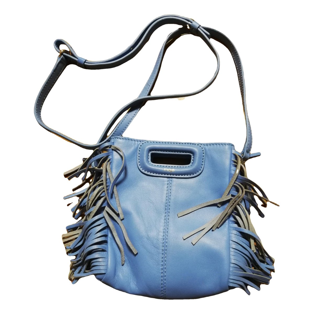 Sac M leather crossbody bag
