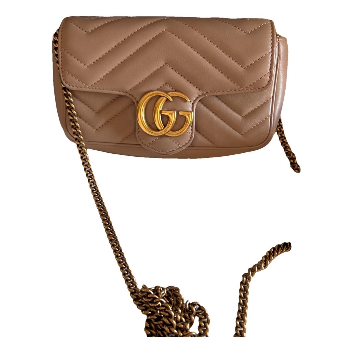 GG Marmont Chain Matelasse leather handbag