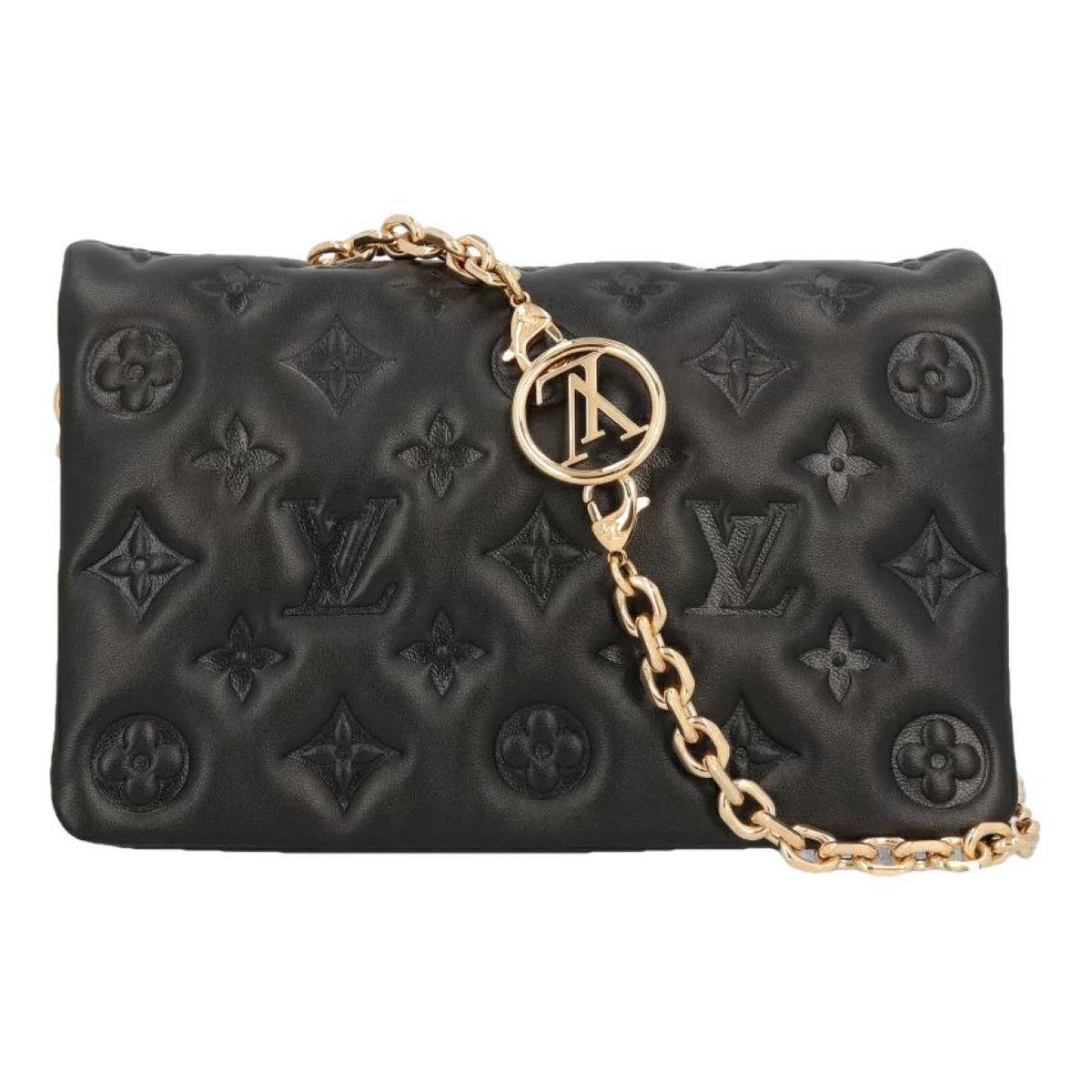 Coussin leather handbag