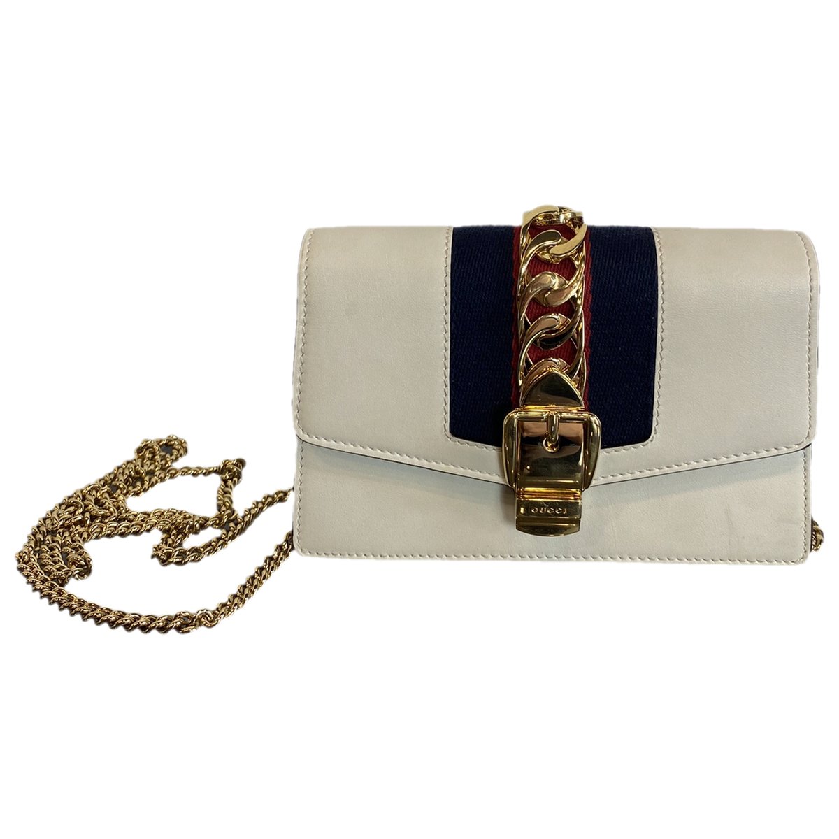 Sylvie leather clutch bag