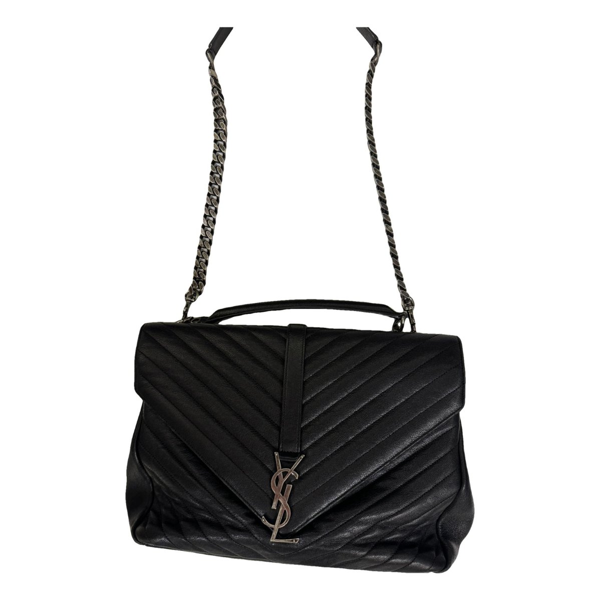 Collége monogramme leather crossbody bag