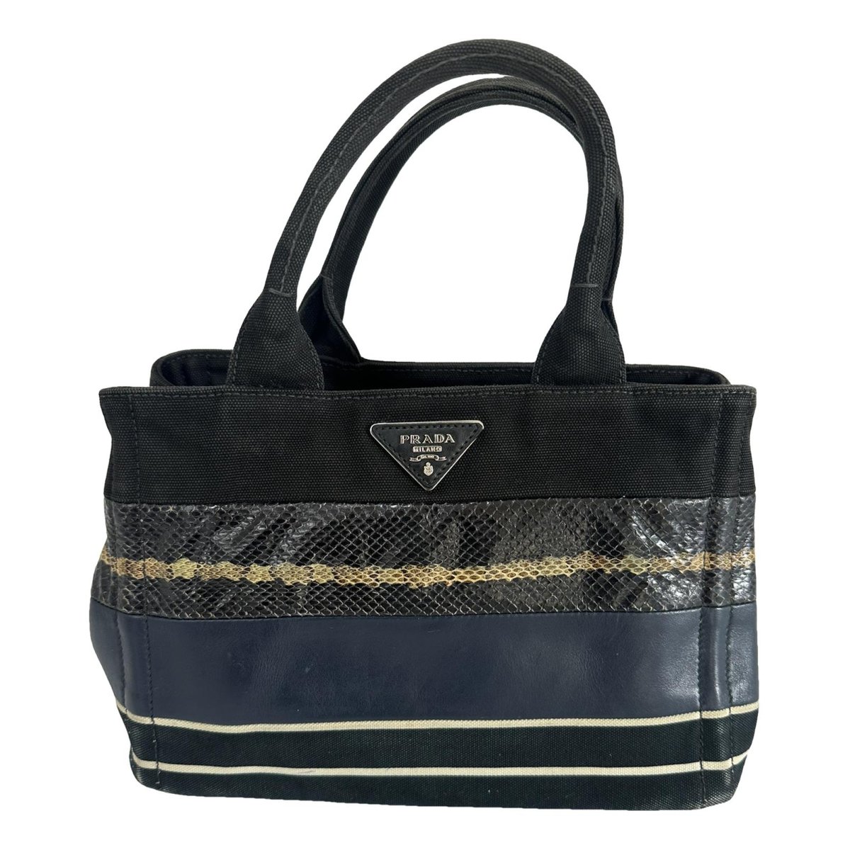 Madras cloth handbag