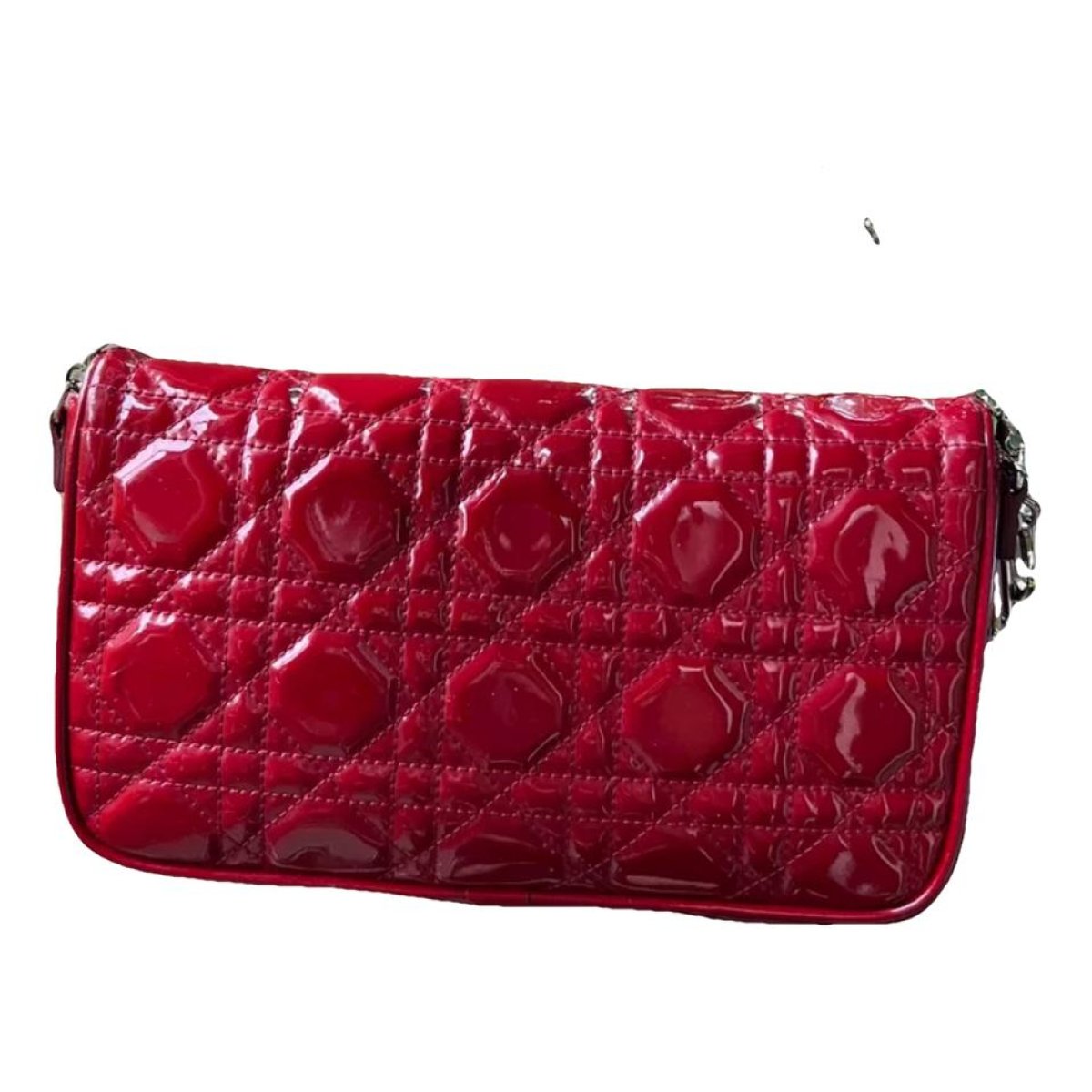 Lady Dior Wallet On Chain patent leather crossbody bag