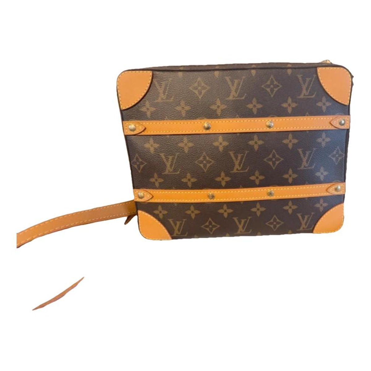 Pochette Trunk leather handbag
