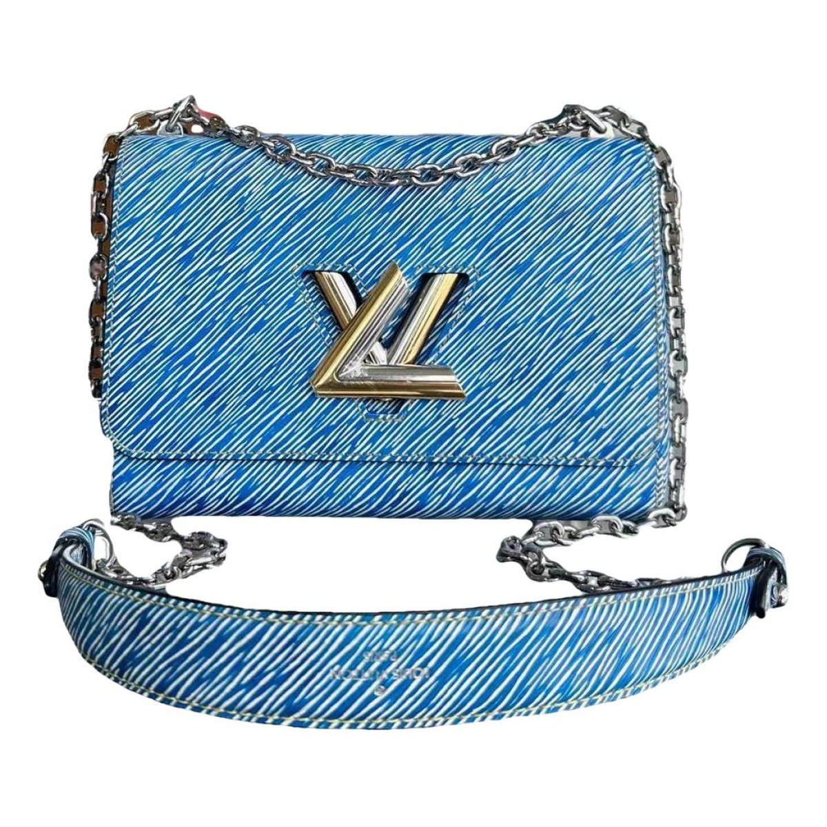 Twist leather handbag
