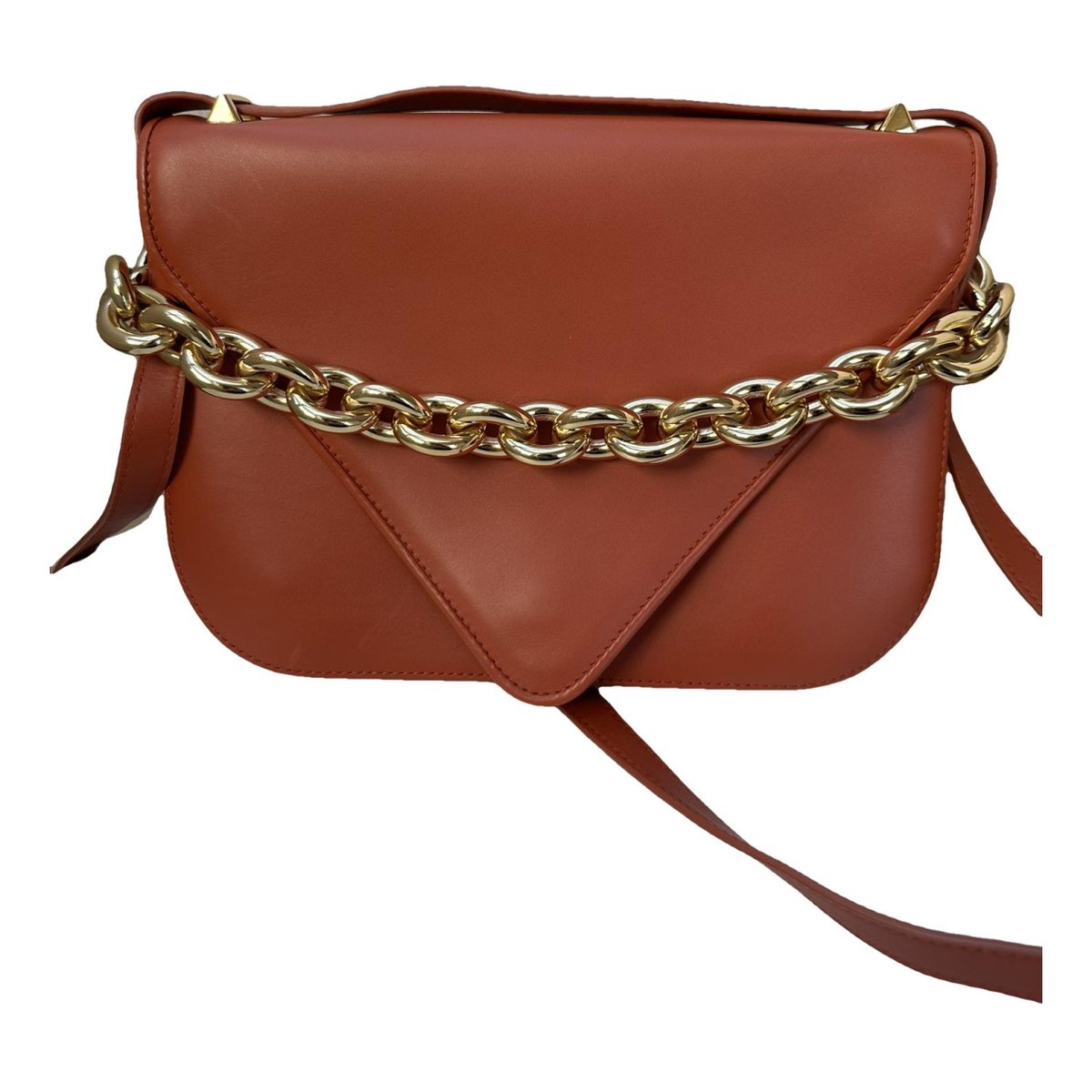 Mount leather crossbody bag