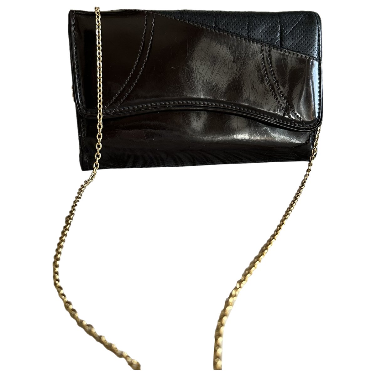 Saddle Wallet On Chain leather crossbody bag