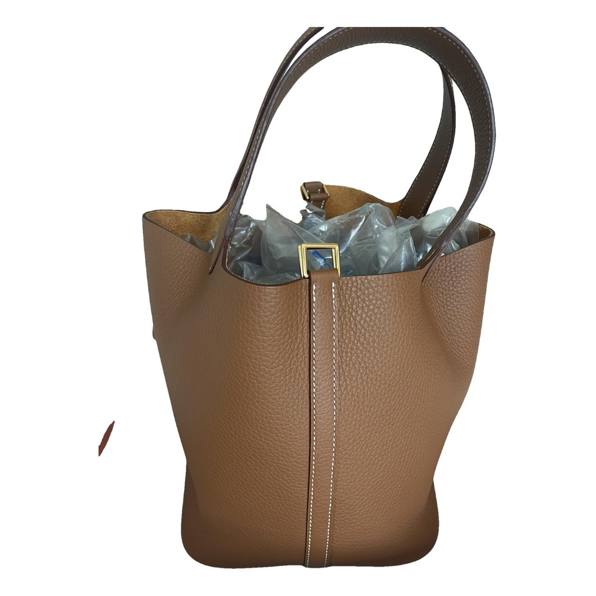 Picotin leather tote