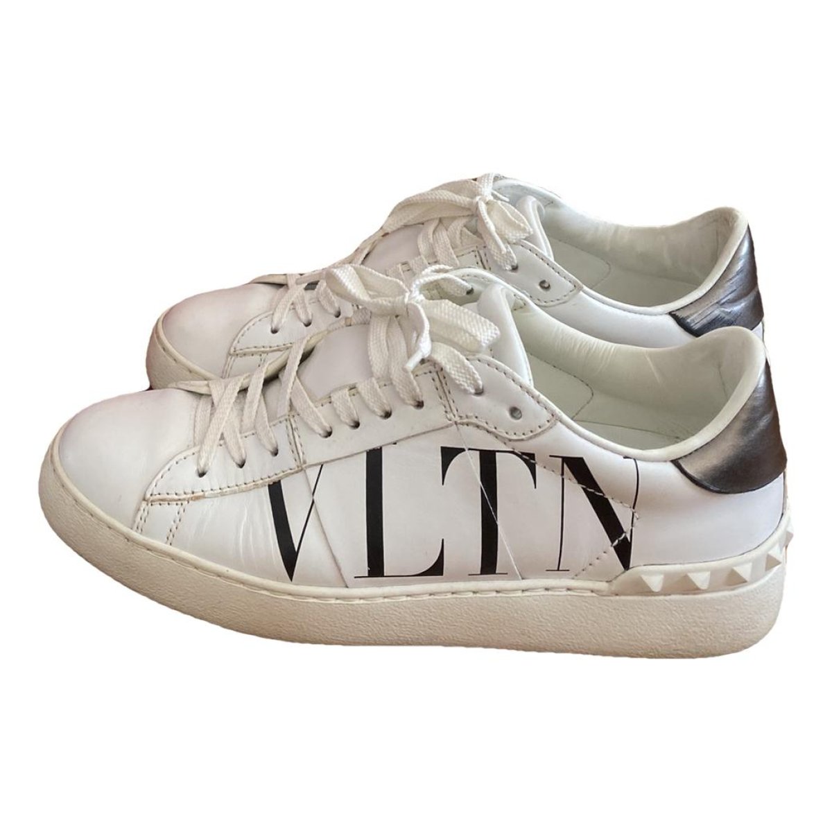 Open VLTN leather trainers