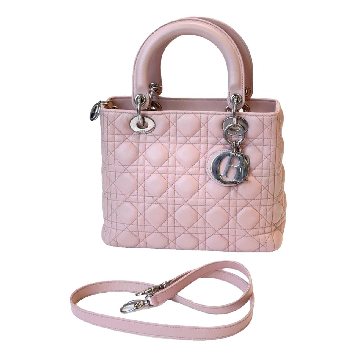 Lady Dior leather handbag