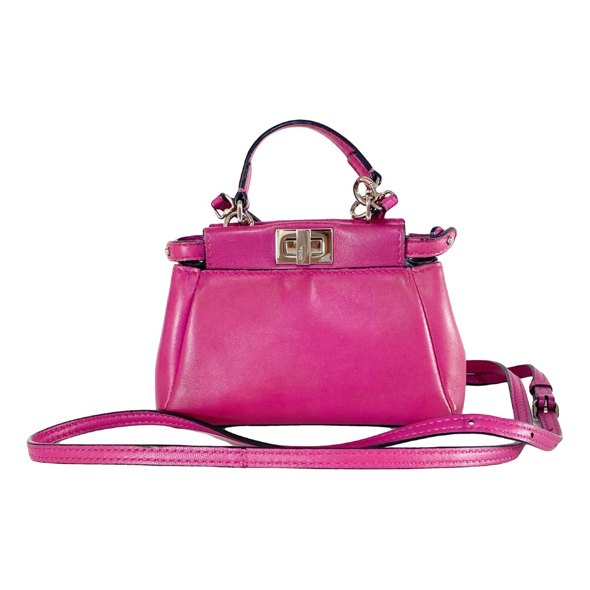 Peekaboo leather handbag