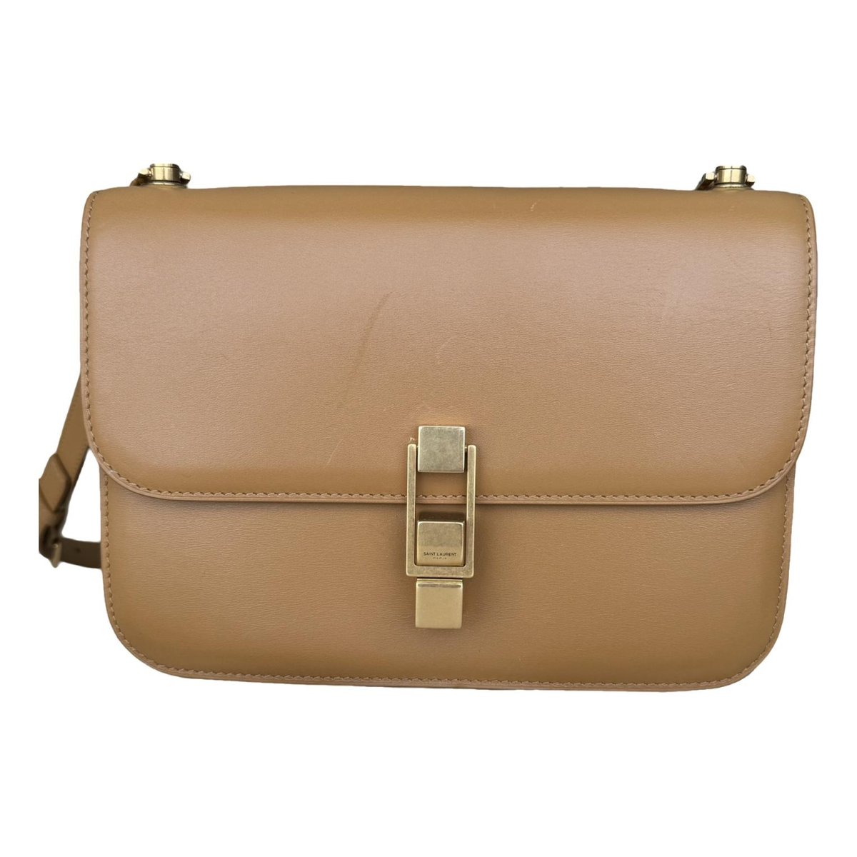 Carré leather handbag
