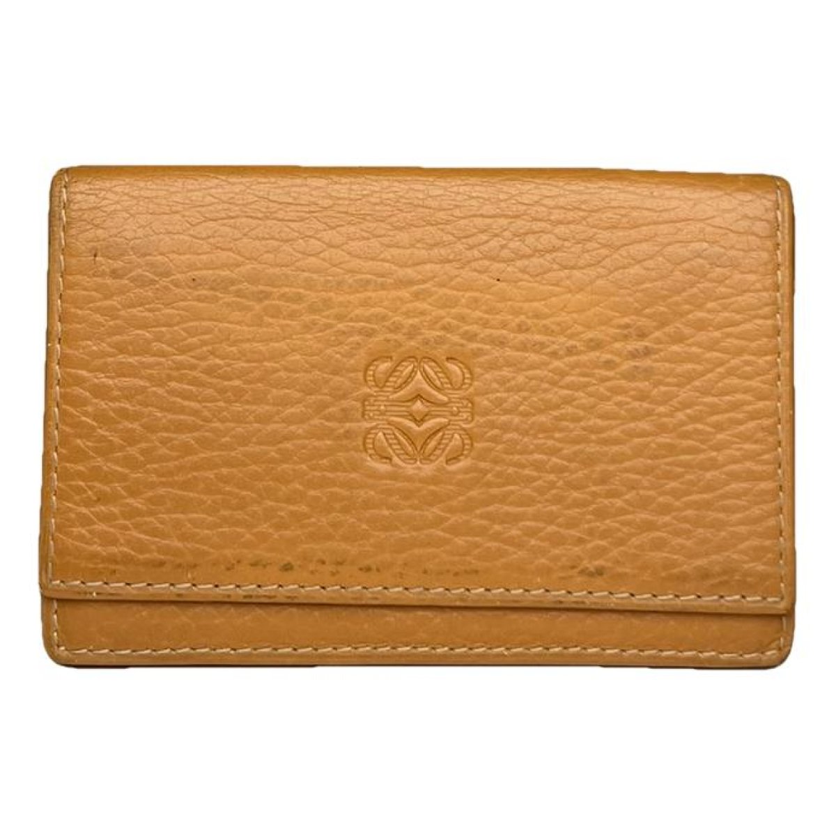 Puzzle leather card wallet