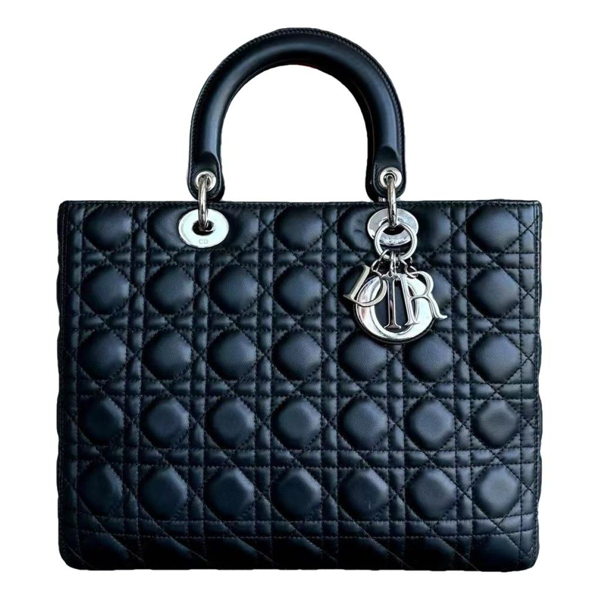 Lady Dior leather handbag