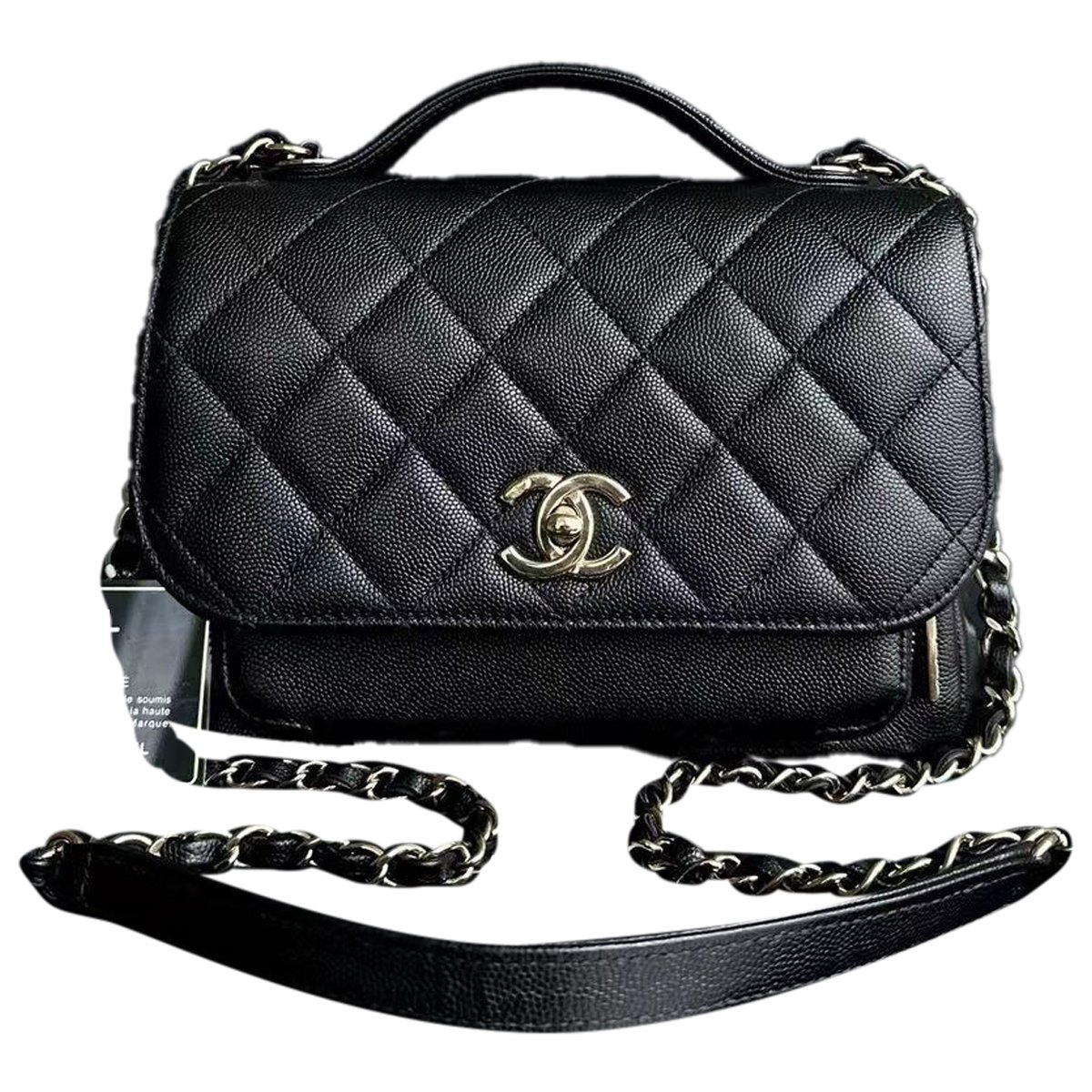 Business Affinity leather handbag