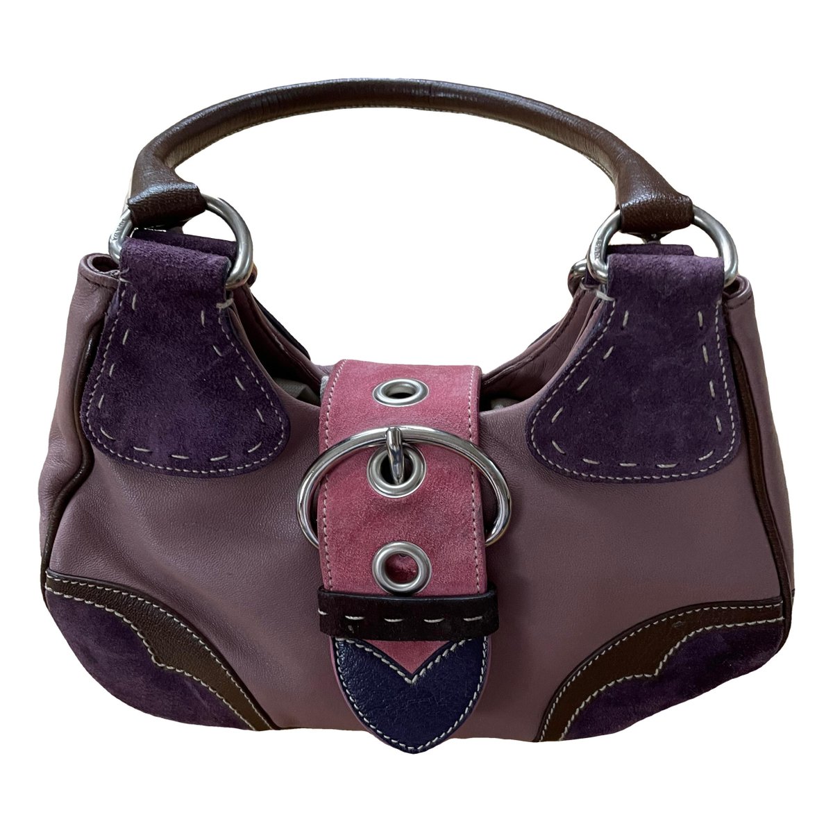 Moon leather handbag