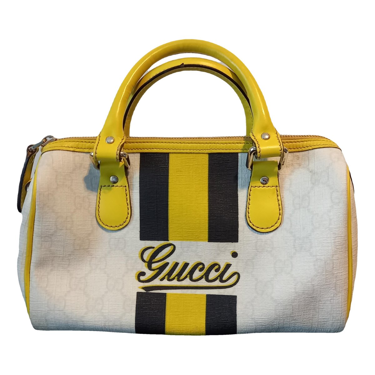 Boston leather handbag