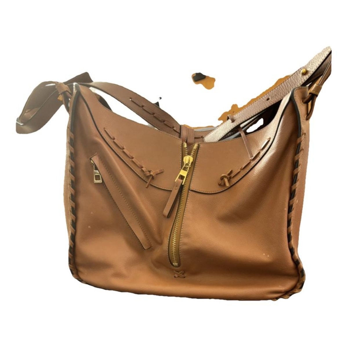 Hammock leather handbag