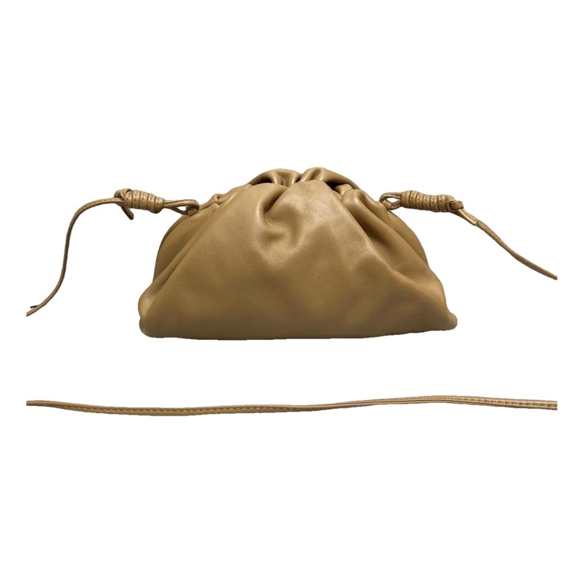 Pouch leather crossbody bag