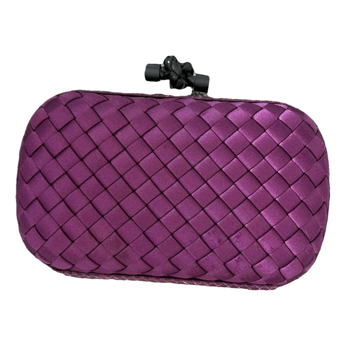 Pochette Knot silk clutch bag
