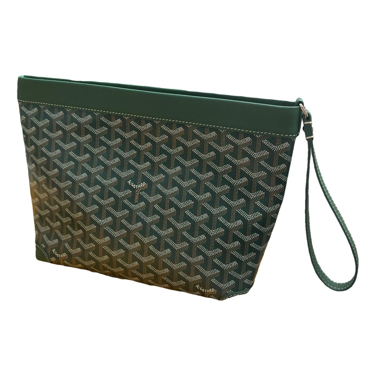 Jouvence leather clutch bag