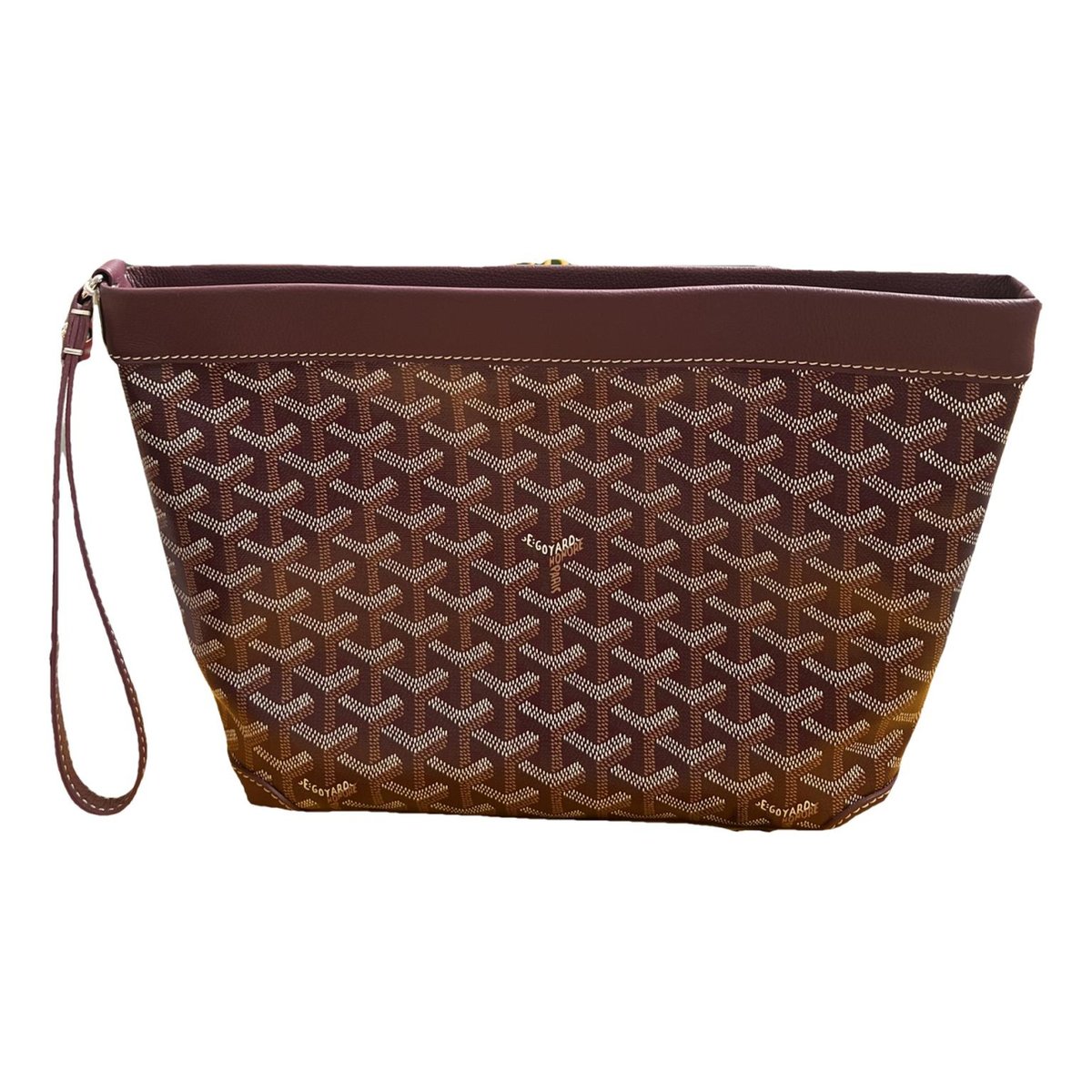 Jouvence leather clutch bag