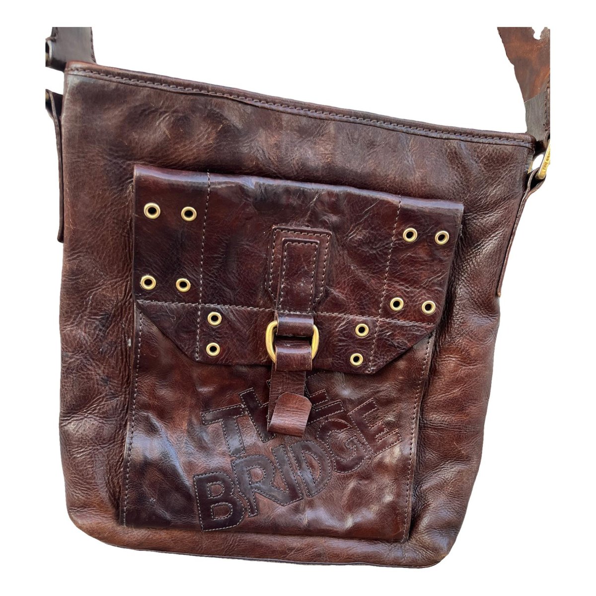 Leather crossbody bag