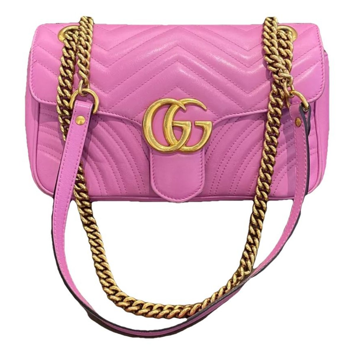 GG Marmont Flap leather crossbody bag