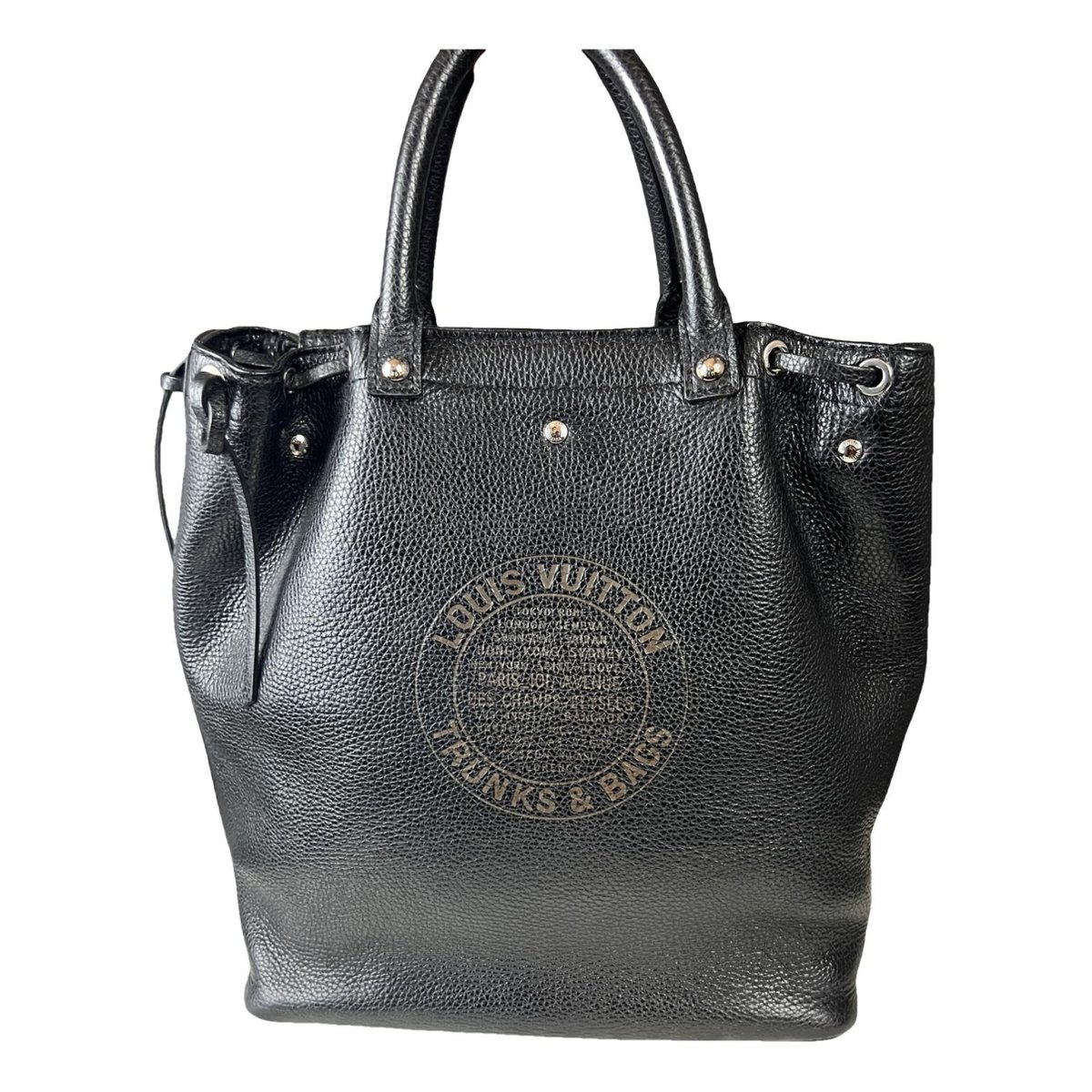 Shopping leather tote